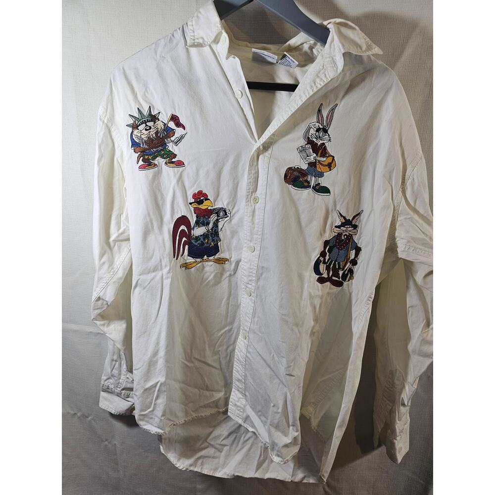 Acme Clothing Co Looney Tunes Travel Taz, Wylie Coyote, Bugs Foghorn Size Medium